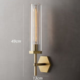 Wall mounted wall sconce for living room – additional angle
