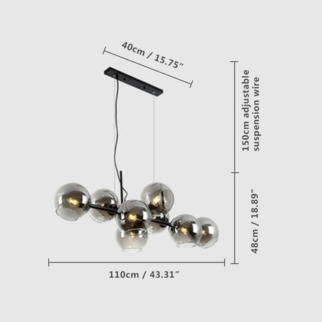Aveline Bubble Chandelier Refined Focal Point