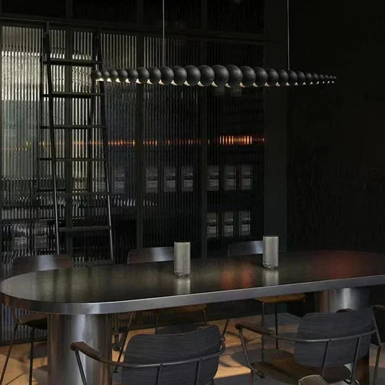 Wood Chandelier for Dining Space Ambiance