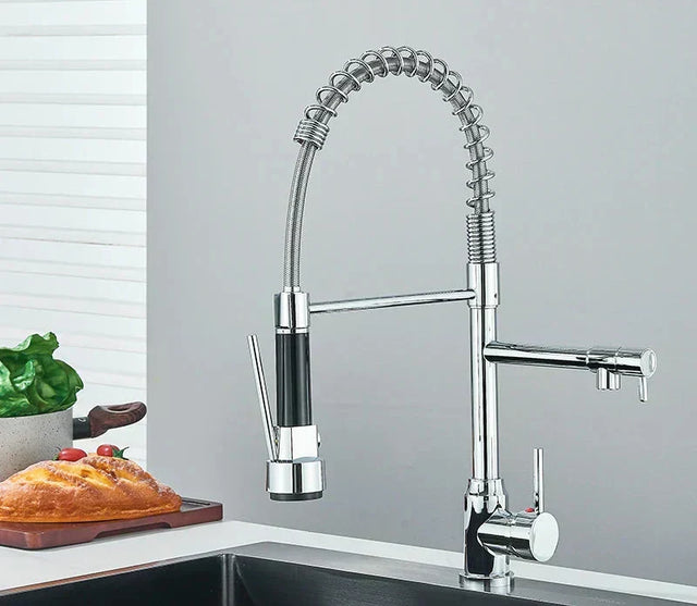 NovaPulse Kitchen Mixer Tap 360 degree swivel design - OpalDwell