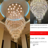 Crystal Chandelier Three Layer Plating Finish