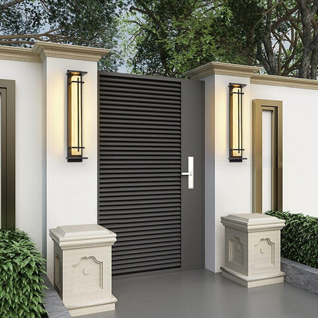 Steel Wall Lamp for Porch Ambient Glow