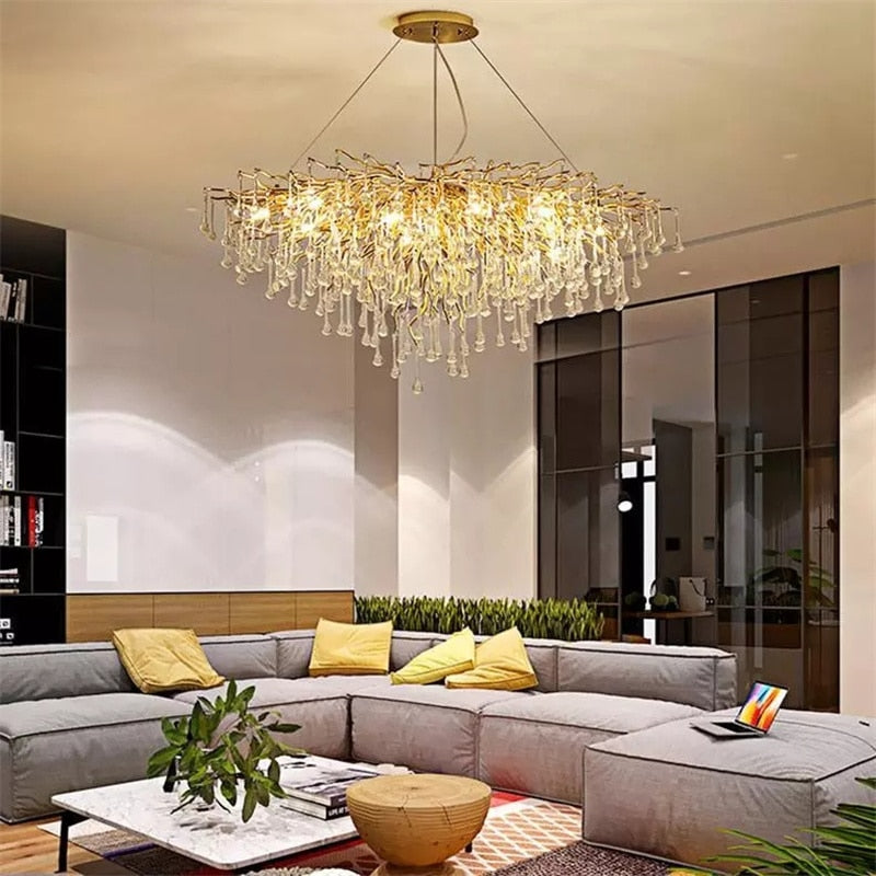 Luminelle Chandelier - Adjustable Hanging Wire Detail