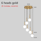 Frosted Glass Ball Chandelier Iron Finish