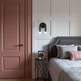 Dual bulb wall light for bedroom