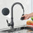 Gold kitchen faucet - pull-out sprayer