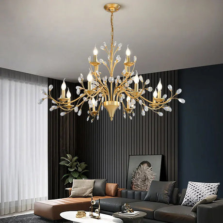 vintage-modern fusion chandelier design