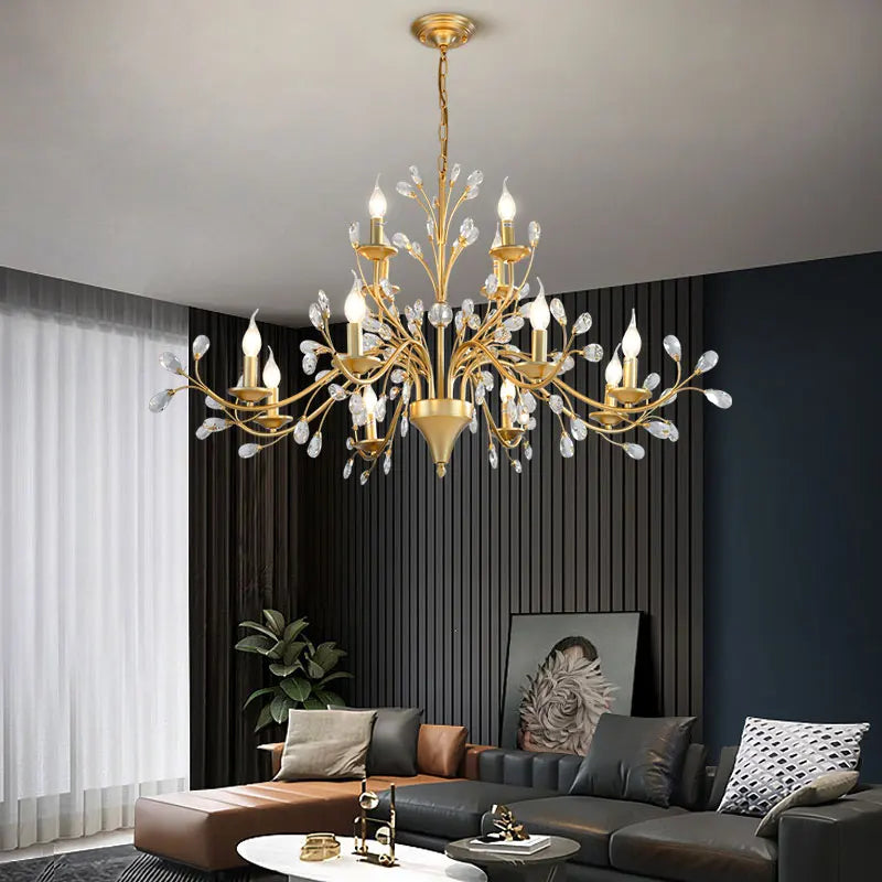 vintage-modern fusion chandelier design