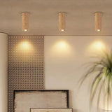 Stone pendant light for modern living room decor
