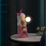 Resin nightlight for bedtime ambiance