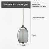 Aurum Glass Suspension Lamp for Home Decor
