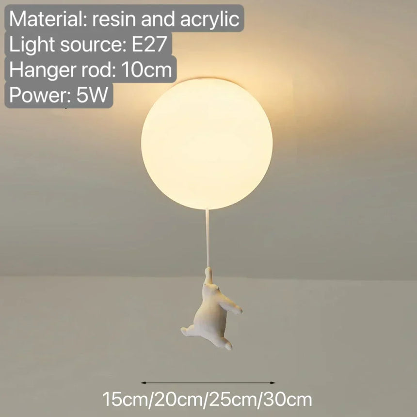 whimsical pendant lamp for kids decor