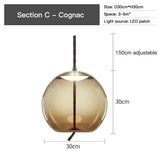 Aurum Glass Fixture for Cozy Living Spaces