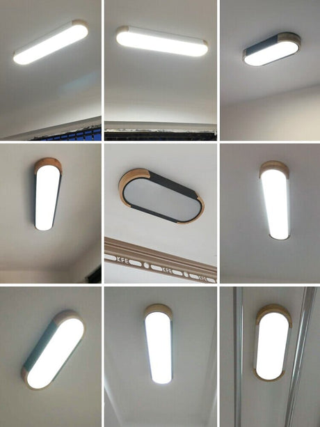 Wood Ceiling Light Timeless Warm Glow Design