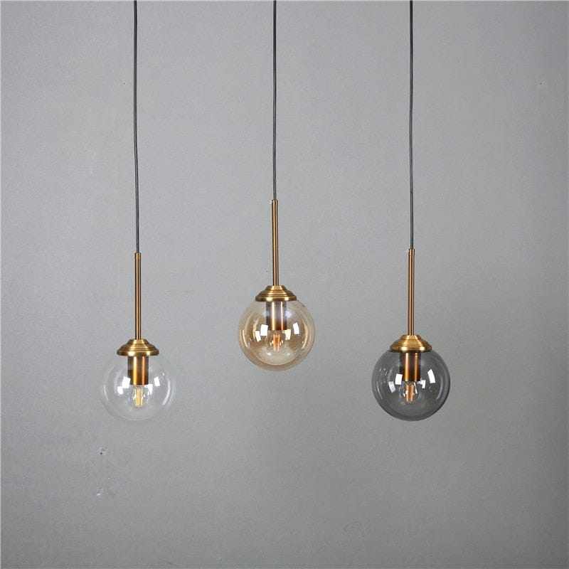 Gumdrop Pendant Light with Minimalist Glass Design