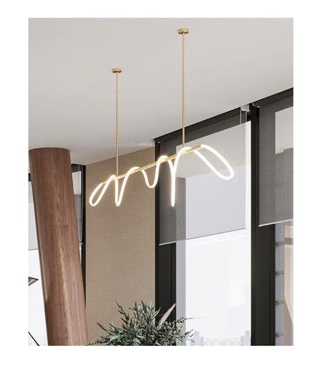 Astra Chandelier – Polished Steel Finish