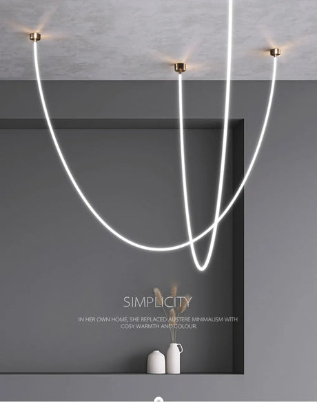 Lyra Dome LED Ceiling Light Polished Finish Detail - OpalDwell
