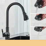 Vintage brass kitchen faucet for small kitchen spaces