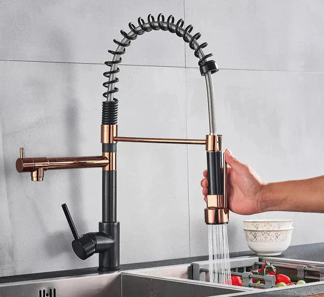 NovaFlow Dual-Spout Pull-Out Kitchen Faucet