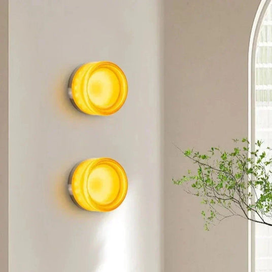LED Glass Sconce Wall Lamp Compact Design
