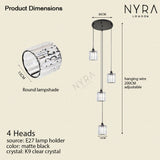 sparkling crystal pendant lighting