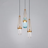 Pendant Light Iron Finish Warm Glow
