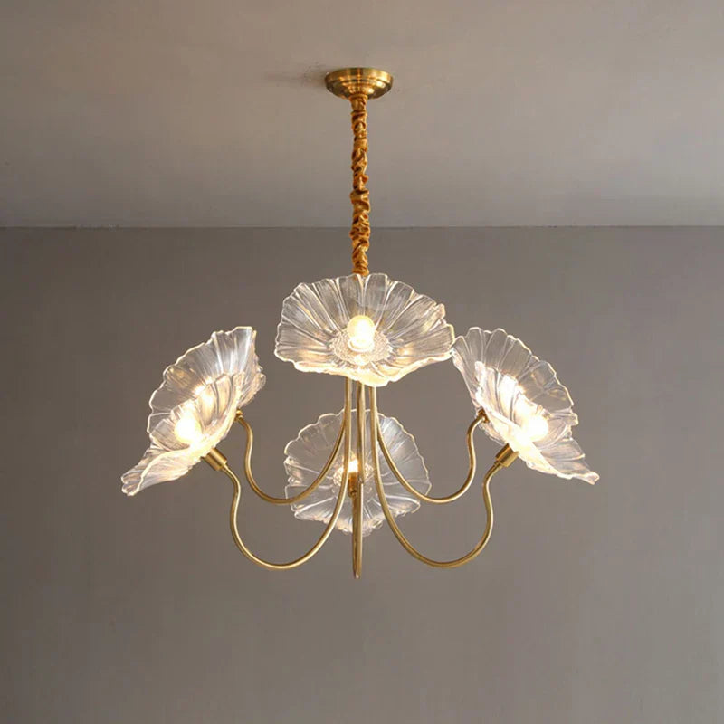 polished chrome finish chandelier for dining room