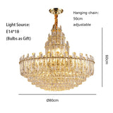 Elara Chandelier with K9 Crystal Accents