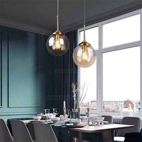Gumdrop Pendant Light with Minimalist Glass Design