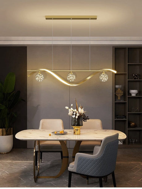 Marcelli Spiral Chandelier - Ambient Lighting for Home Decor