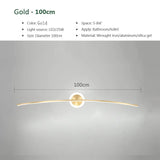 Led bathroom mirror wall light - minimalist wall fixture
