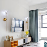 Modern crystal sconce for hallway decor