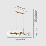 Bubble Chandelier Bright Pleasant Illumination Design