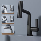 Pull-out kitchen faucet installed in a kitchen setting