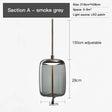 Aurum Pendant Light – Glass Stone Fixture Design