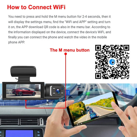 Dash Cam App Control Screen View OpalDwell