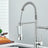 NovaPulse Kitchen Mixer Tap total height size view - OpalDwell