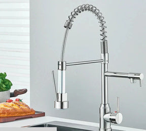 NovaPulse Kitchen Mixer Tap total height size view - OpalDwell