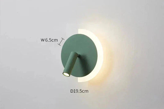 wall lamp close-up detail view