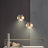 Pendant light paired with contemporary decor