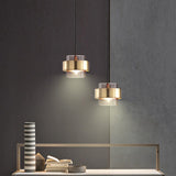 Pendant light paired with contemporary decor