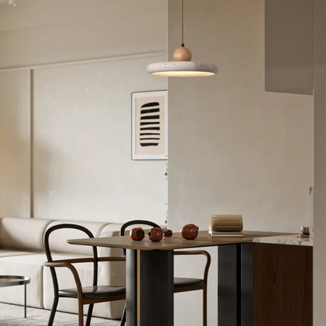 Rowan pendant lamp stone texture close-up detail
