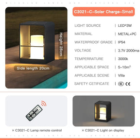 Garden Lamp for Evening Gatherings Outdoor
