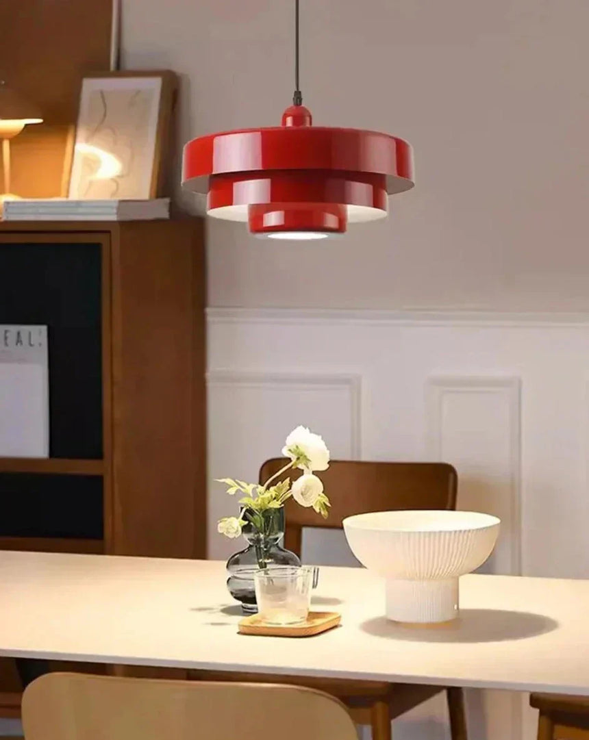 White Pendant Light with warm glow lighting | OroDwell