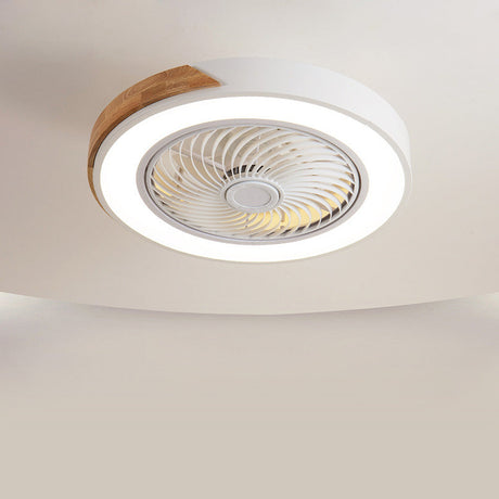 Boreal Timber Ceiling Fan with Wooden Blades and LED Light - OpalDwell