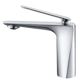 Brass vessel faucet - curved spout profile
