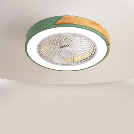 Wood Ceiling Fan Light Bedroom Ambient Illumination - OpalDwell