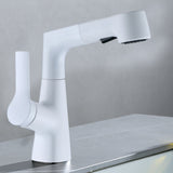 Kitchen Faucet Lift and Pull Detail