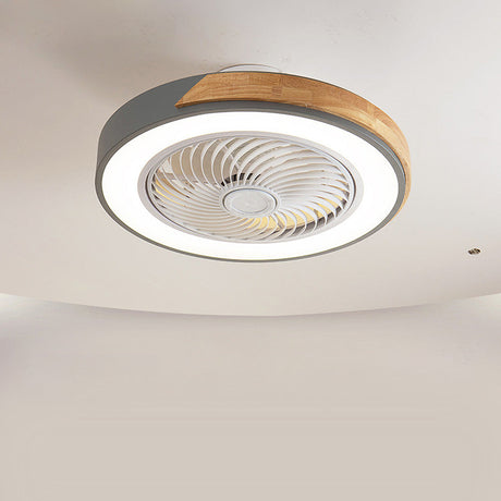 Boreal Timber Ceiling Fan with Energy-Saving LED Light and Wooden Blades - OpalDwell