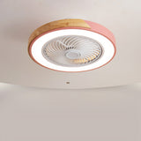 Wood Ceiling Fan Light Side Angle Product View - OpalDwell